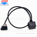 Cabo conector de moldagem OBD J1962